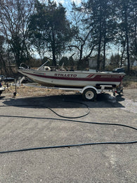 1986 SmokerCraft fishing boat 16ft and 60 hp motor