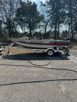 1986 SmokerCraft fishing boat 16ft and 60 hp motor