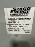 Staco Variac  105 amps 220/240