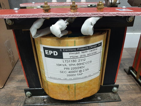 EPD Transformer 4000 volts @ 2.5 amps
