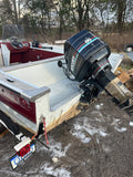 1986 SmokerCraft fishing boat 16ft and 60 hp motor