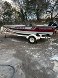 1986 SmokerCraft fishing boat 16ft and 60 hp motor