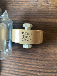 Plate block capacitor 100pf  15K