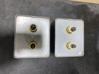 oil filled capacitor with mounting plates