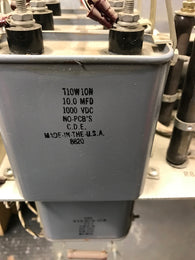Oil Filled Capacitor 10uf @ 1000V