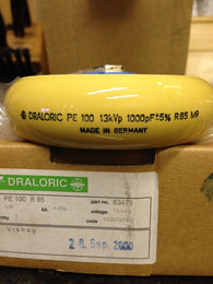 Draloric Capacitor 1000pf @ 13K Volts