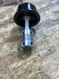 Coupler for knob and shaft